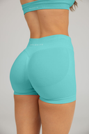 DYNAMIC SEAMLESS SHORTS- AQUA