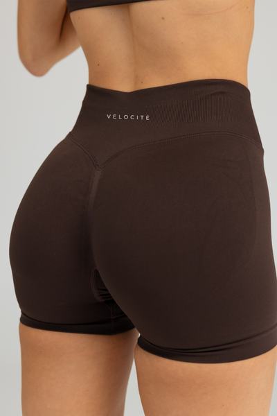HIGH CONTOUR SHORTS - ESPRESSO