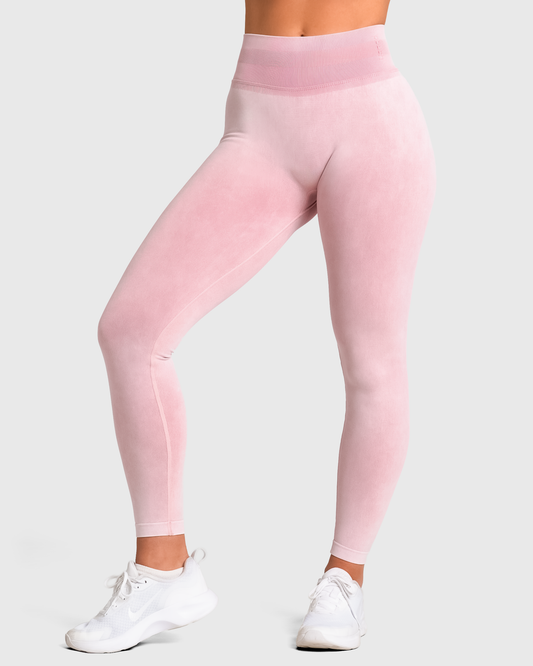 HIGH CONTOUR LEGGINGS - DUSTY PINK